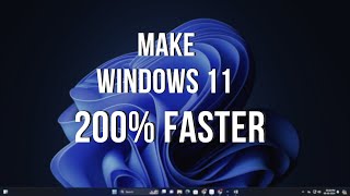 How to Make Windows 11 Faster [upl. by Nahtam]