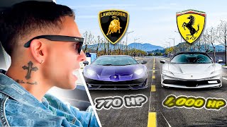 LA MEJOR RODADA DE MI VIDA LAMBORGHINI SVJ VS FERRARI SF90  ALFREDO VALENZUELA [upl. by Smart296]