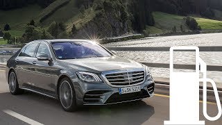 MercedesBenz S Class S 560 V8 4Matic  fuel consumption city 90 120 140 kmh  1001cars [upl. by Sacks]