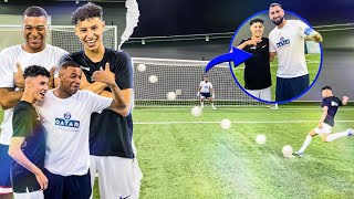 I LEFT MBAPPÉ SPEECHLESS😱 Football challenges vs Neymar Donnarumma amp Mbappé [upl. by Judie]