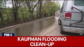 Kaufman County residents cleaning up after flooding [upl. by Nnylanna]