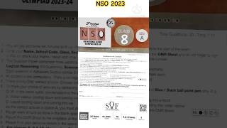 NSO 202324 Question Paper answer key link in comment Class 8 shorts nso grade8science [upl. by Eixela259]