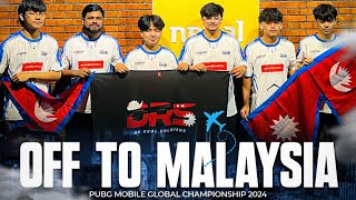 DRS GAMING OFF TO MALAYSIA FOR PMGC 2024🇳🇵🔥 [upl. by Nowujalo]