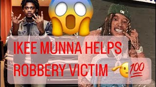 OBLOCK Robbery victim frm Conneticut gets help by Ikee Munna says they don’t know the guy who did it [upl. by Eimam796]