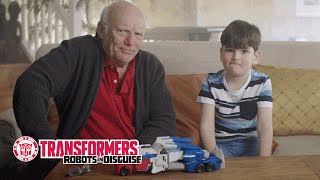 Transformers Australia  Power Surge Optimus Prime Grandpa Unboxing  Transformers Official [upl. by Kaenel]