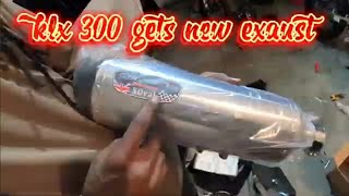 904Bikelife 2024 Klx 300 gets full delkevic exhaust [upl. by Gennie914]