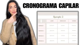 CRONOGRAMA CAPILAR🪄 Transforma tu cabello dañado en 1 mes [upl. by Lenette]