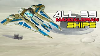 All 39 Mandalorian Ships Explained [upl. by Otero]