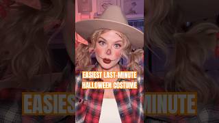 The EASIEST lastminute costume—SCARECROW easyhalloweencostume halloweenmakeup [upl. by Neibaf]