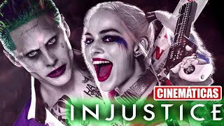 La Historia de Harley Quinn y El Guasón en ESPAÑOL LATINO Injustice Saga [upl. by Airb]