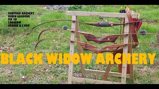 Met Arc BLACK WIDOW ARCHERY ★ Longbow ★ Arc Chasse ★ ROBTRAD ARCHERY ★ ROBIN GARDEUR [upl. by Wrench324]