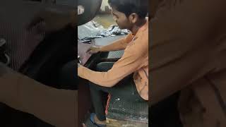 Chappal cutting in factory chappalfactory machine factory chappal chappale cuttingskills [upl. by Ahsiya]