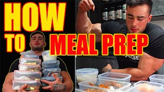 Meal Prep On a Budget For Muscle Gain [upl. by Naoj]