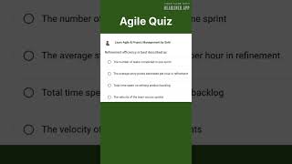 Refinement efficiency is best described as  Agile  Product Owner  Backlog Scrum Master  Metric [upl. by Harcourt]