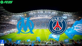 EA FC 25 l OLYMPIQUE DE MARSEILLE  PARIS SAINTGERMAIN l Résumé  OM  PSG  20242025 [upl. by Regni940]