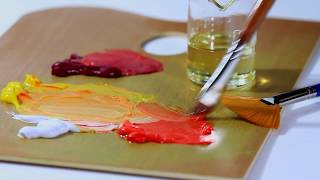 Tutorial Maimeri  Colori olio tecnica sfumatura  Oil colours blending technique [upl. by Dagney542]