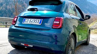 Fiat 500e Electric 118HP 42kW Battery  Acceleration 0100kmh [upl. by Notserc289]