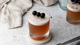 Classic Amaretto Sour Cocktail [upl. by Bozuwa729]