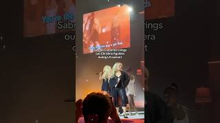 Sabrina Carpenter brings out Christina Aguilera in LA concert [upl. by Brien]