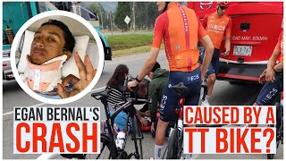 Egan Bernals Crash amp Other TTBike Crashes  Videos amp Controversy [upl. by Rephotsirhc]