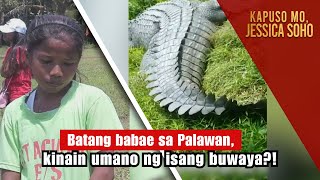 Batang babae sa Palawan kinain umano ng isang buwaya  Kapuso Mo Jessica Soho [upl. by Warrick]