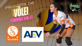 PAULISTA DE VÔLEI FEM SUB17  SILOGEU SUZANO X FRANCA [upl. by Lathrope]