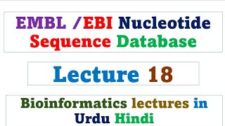 EMBL  EBI Nucleotide sequence database [upl. by Ellehcen245]