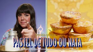 PASTEL DE TUDO OU NATA  PASTELZINHO DE BELÉM ERA O MEU MAIOR FRACASSO [upl. by Gnidleif]