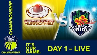 🔴 LIVE Barbados v Leeward Islands  Day 1  West Indies Championship 2024  Wednesday 10th April [upl. by Alyekahs]