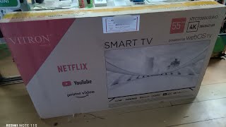 Price KSh 48500 Vitron 55 Inch 4k WebOS Frameless Smart TV with Bluetooth Vitron WebOS [upl. by Seavey801]