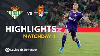 Highlights Real Betis vs Real Valladolid 12 [upl. by Christoffer]