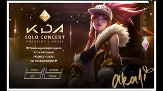 KDA SOLO CONCERT PRESTIGE AKALI [upl. by Moberg929]