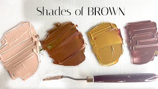 What Colors Make Brown The Ultimate Guide To Mixing Brown [upl. by Ennahgem985]