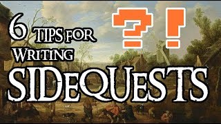 6 Tips for Writing SIDE QUESTS [upl. by Niran]