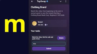 Clothing Brand  Tapswap Code  Starting a Clothing Brand Made Easy Beginners Full Guide [upl. by Czarra512]