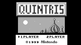 Quintris The 5 Block Tetris for Gameboy [upl. by Rodgiva225]