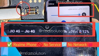 ✅️ Realme C21y 🚫 No Service  📶 No Network Emergency call Fix Solution 💯 [upl. by Drahcir]