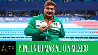 Arnulfo Castorena GANA oro para México en paranatación en París 2024 [upl. by Rad]