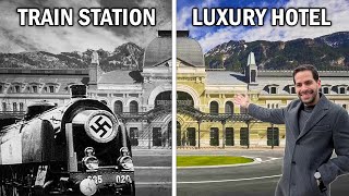 Bucket List 100Year Old Train Station Turned Into Hotel [upl. by Aved]