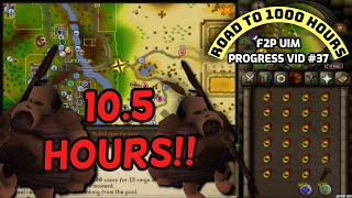 osrsF2P UIM Progress Vid 37  AL KHARID TRAINING AND OGRESS WARRIORS FOR 105 HOURS [upl. by Atil329]