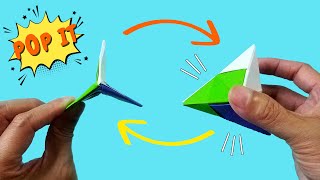 Origami Pop It Fidgets  Antistress Paper Toy [upl. by Ahtar773]