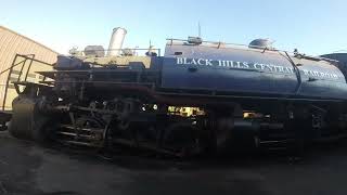 Black Hills Central Railroad  Hill City SD Episode 385 Weyerhaeuser 108 [upl. by Nahsab421]