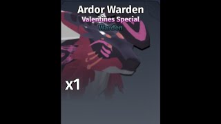 I finally got the Ardor Warden Creatures of Sonaria [upl. by Leatri11]