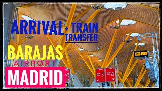 Madrid Barajas airport arrival and how to get to center city by train [upl. by Seagraves]