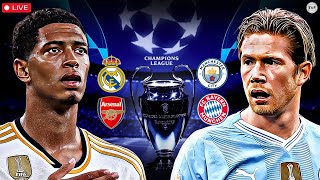 Real Madrid v Man City  Arsenal v Bayern  UEFA Champions League  LIVE Reaction amp Watchalong [upl. by Gunnar]