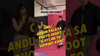 KYLINE ALCANTARA SUPPORTIVE SA PHOTO SHOOT NI KOBE KA SWEET kobeparas kylinealcantara shorts [upl. by Vallo]