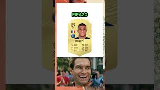 KYLIAN MBAPPE EVOLUTION ON FIFA1625fifa fifa25 easport dls manchesterunited [upl. by Ynaffets458]