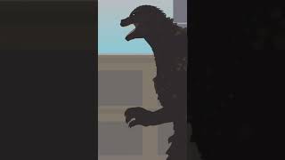 Godzilla 1 fan animation test full video is on my channel [upl. by Neelhtakyram]