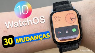 30 Novidades e Mudanças do WatchOS 10 p o Apple Watch ⌚️ [upl. by Aicileb225]