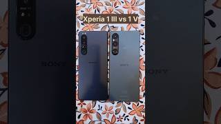 Xperia 1 iii vs Xperia 1 V Display test xperiafan sonyphone sonyxperia [upl. by Barri]